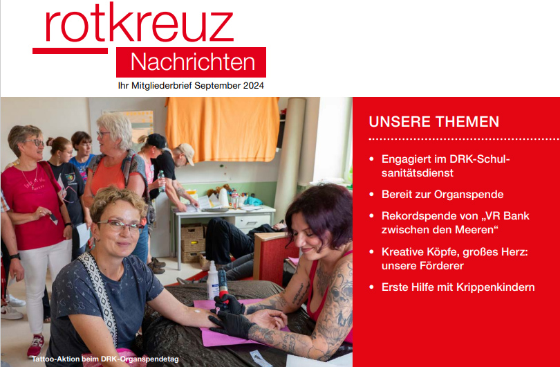 Cover DRK-Mitgliederbrief